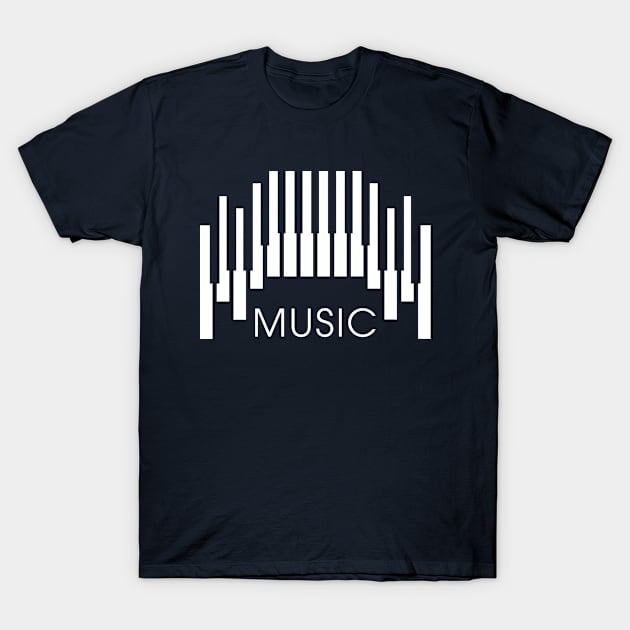 Music 1 T-Shirt by atbgraphics